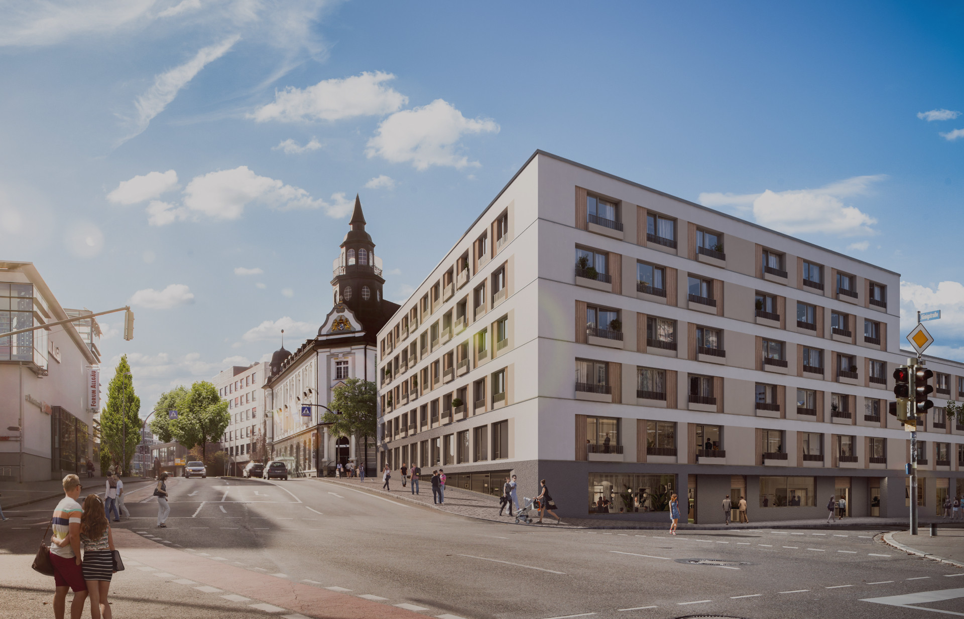 Visualisierung des Kampeo Neubaus